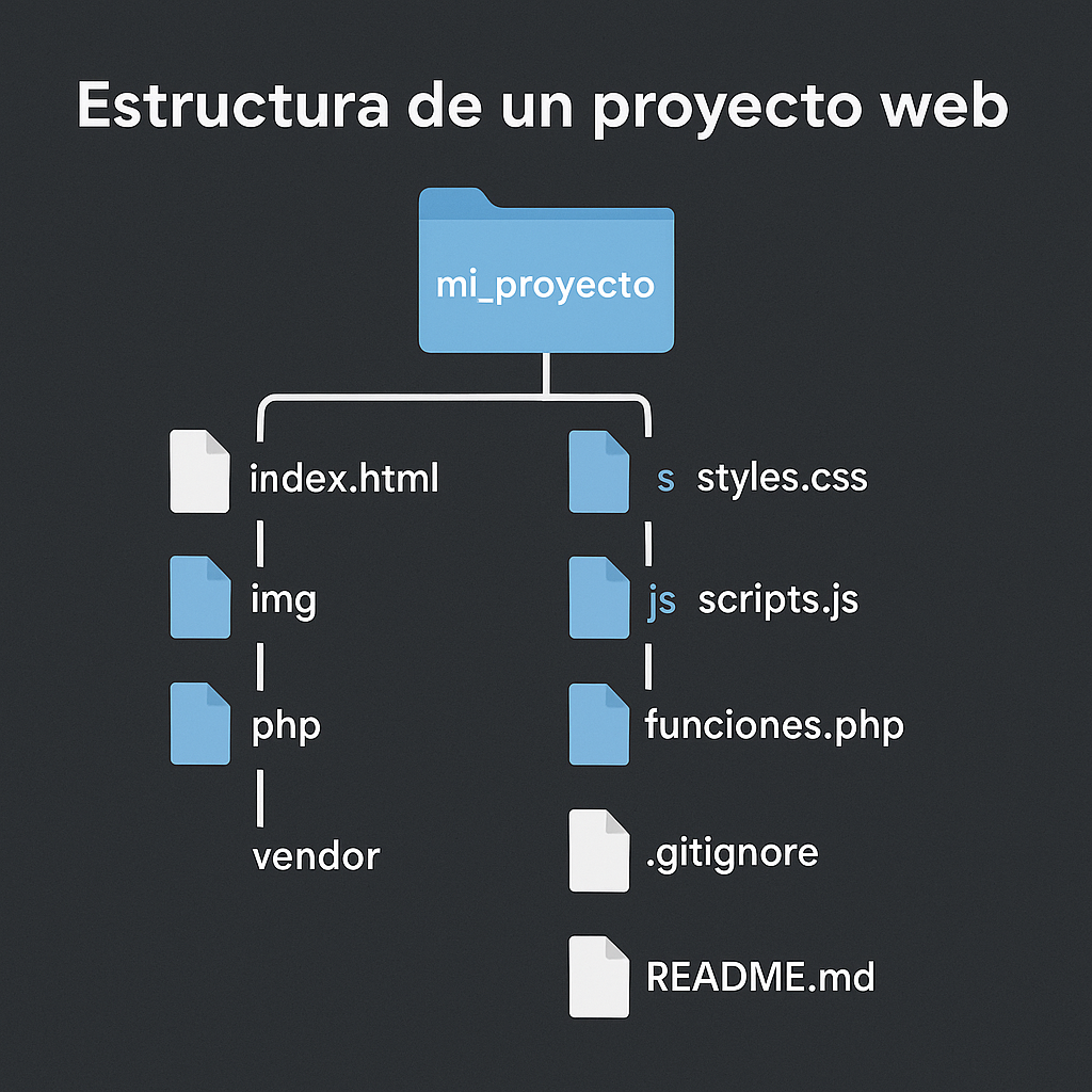 Estructura de un proyecto web: organización y buenas prácticas