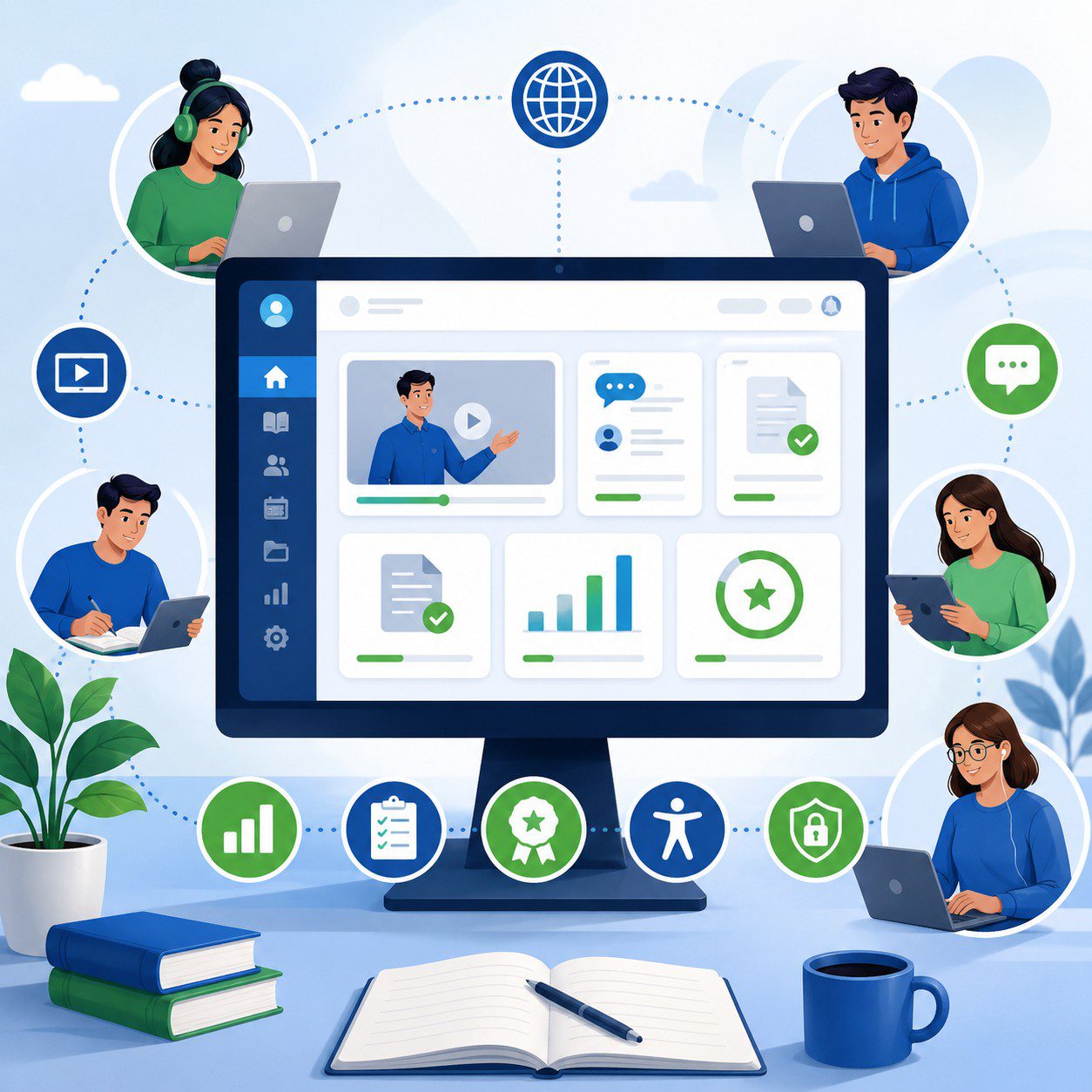 Plataformas de aprendizaje a distancia (LMS)