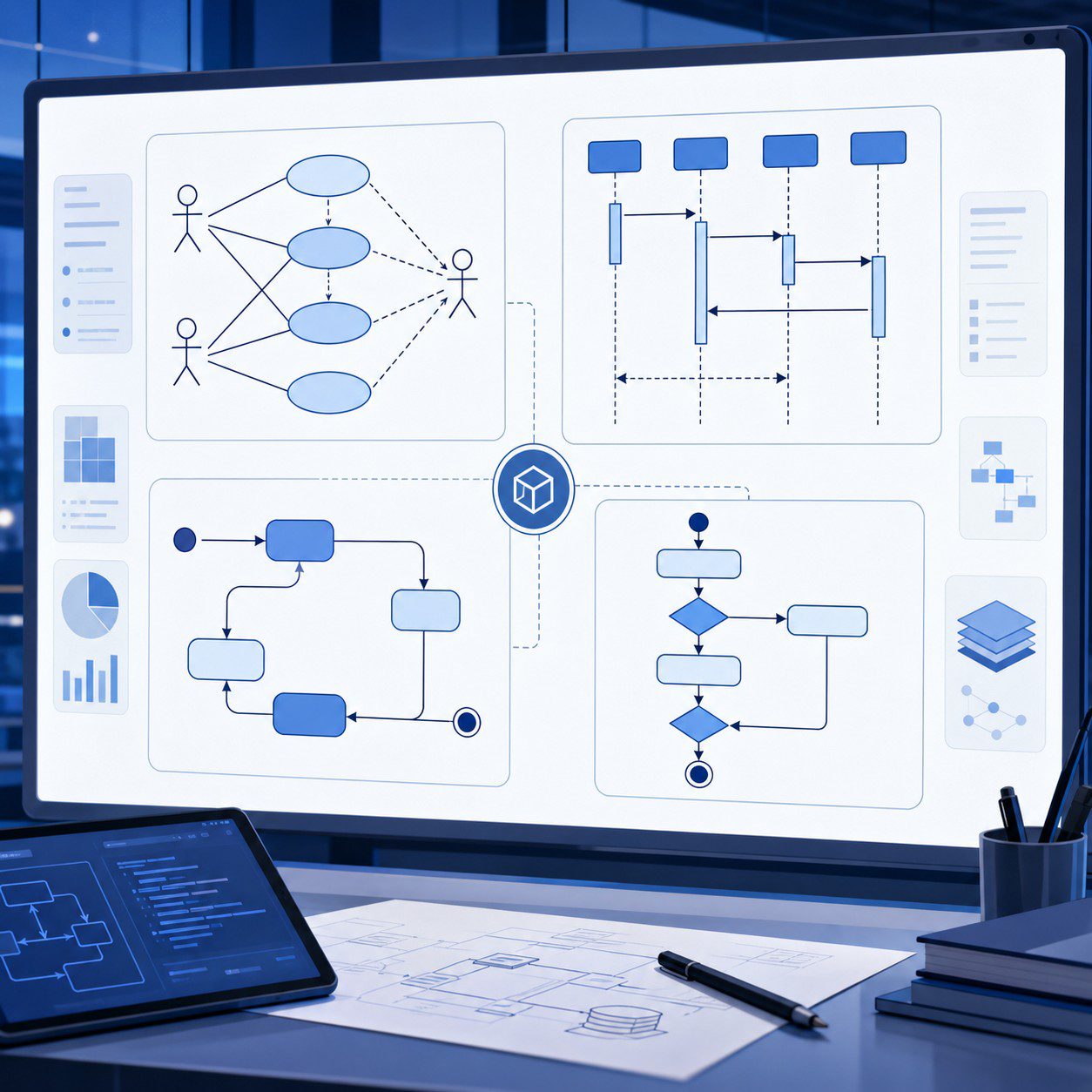 Diagramas UML de comportamiento: qué son, tipos, ejemplos