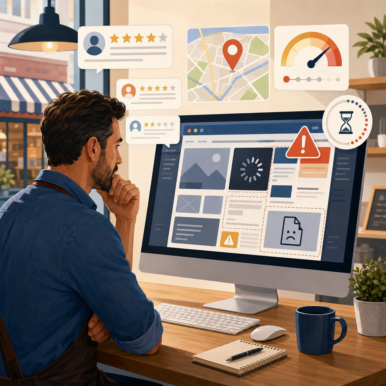 Errores web que hacen perder clientes a un negocio local