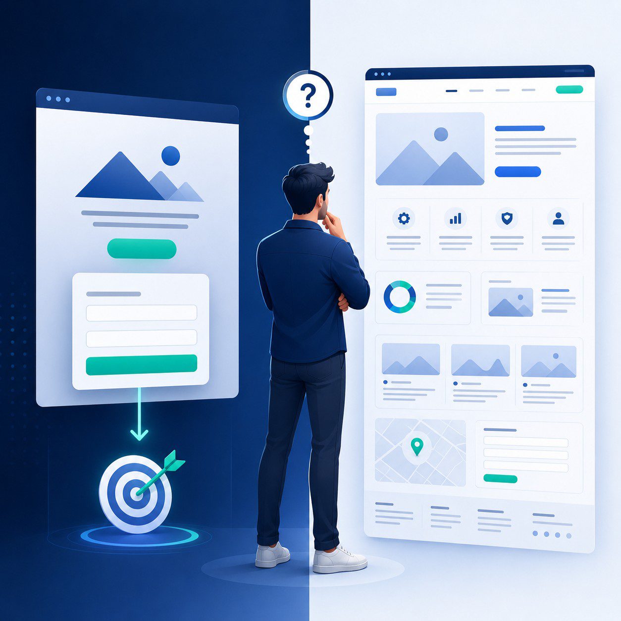 Landing page o página web completa: qué necesita tu negocio
