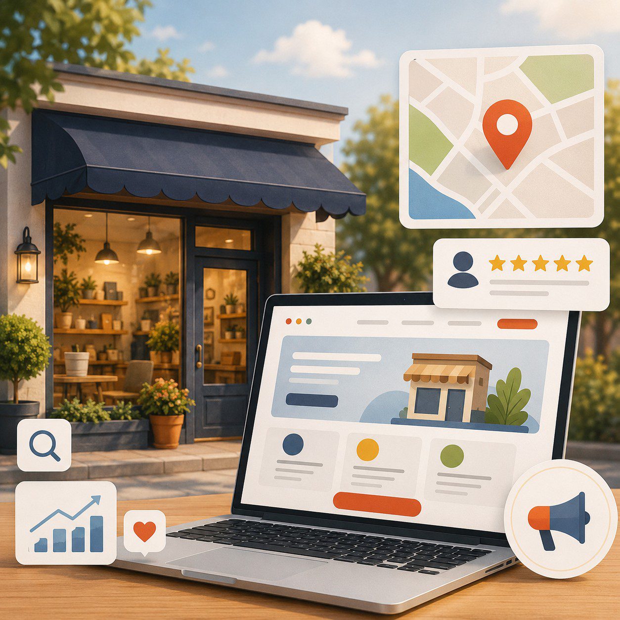 Qué textos debe tener la web de un negocio local